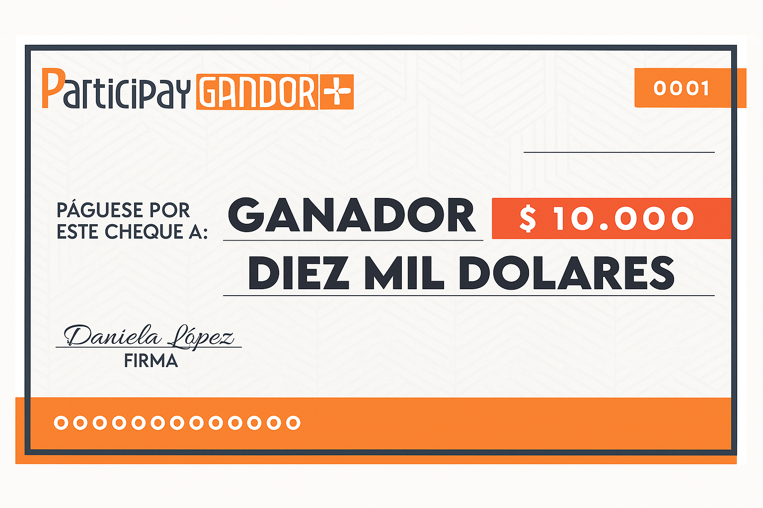 Rifa Vendida - Daniela López